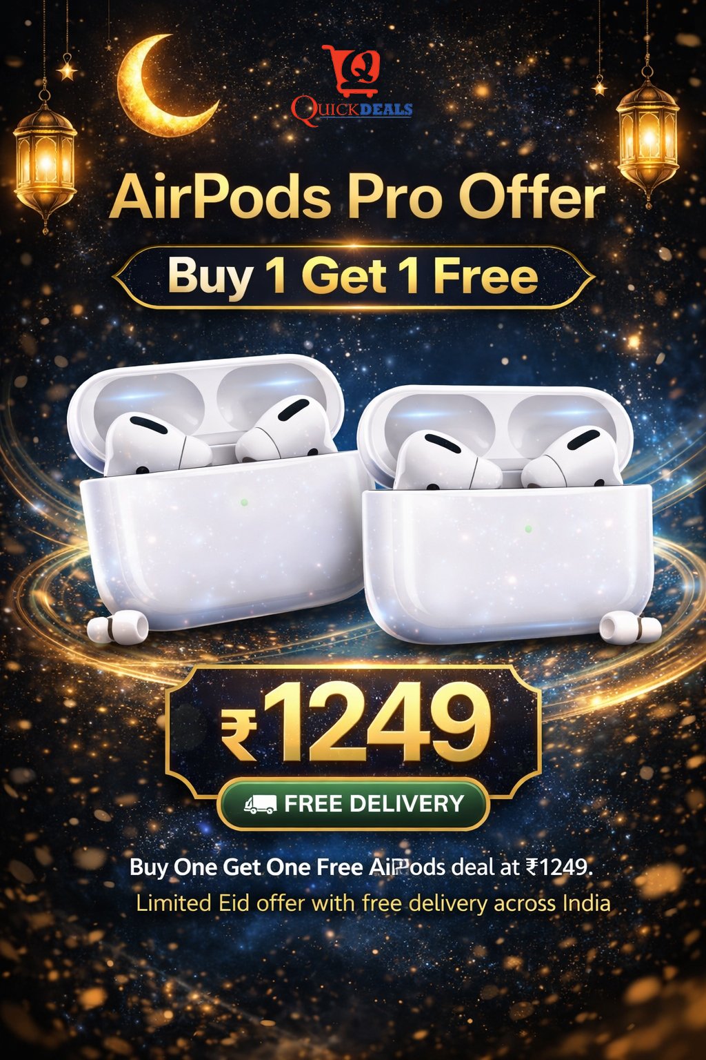 AirPods Pro BOGO Offer – Buy 1 Get 1 Free ?1249